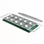 Forma de ravioli Marcato Ravioli Tablet Verde RT-VER – carimbo manual de ravioli para tiras de massa recheada