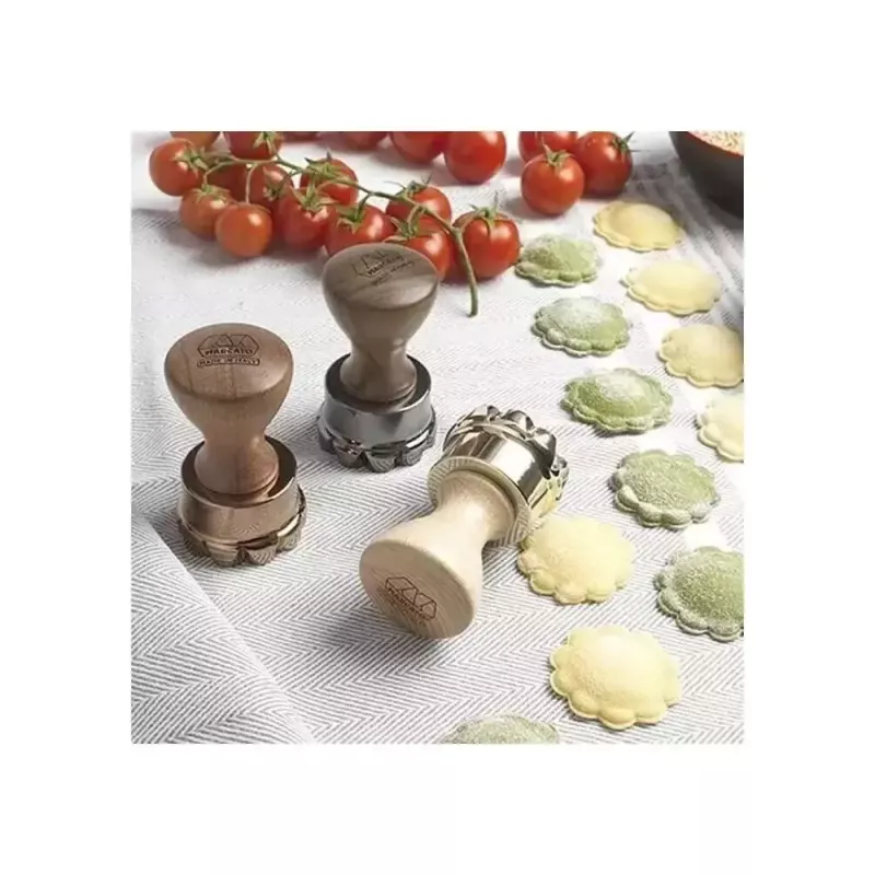 CARIMBO DE RAVIOLI REDONDO ZIGZAG ø65mm