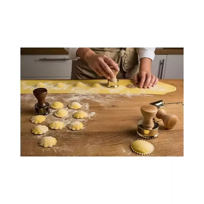 CARIMBO DE RAVIOLI REDONDO ZIGZAG ø65mm
