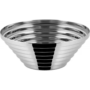 Taça Alessi Maya redonda prateada – ALESSI 7320/20