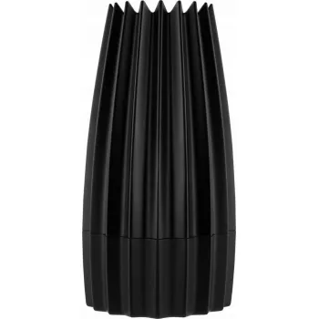 Moinho de especiarias ALESSI WAL03 B preto — moinho manual compacto para pimenta e sal