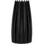 Moinho de especiarias ALESSI WAL03 B preto — moinho manual compacto para pimenta e sal
