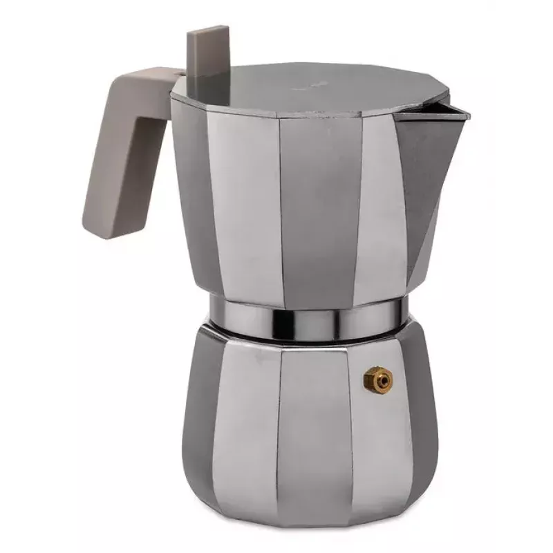 Cafeteira Moka Alessi Moka 0,07 L cinzento