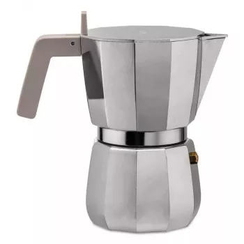 Cafeteira Moka Alessi Moka 0,07 L cinzento