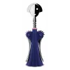 Saca-rolhas de asas Alessi Anna G. azul aço inoxidável
