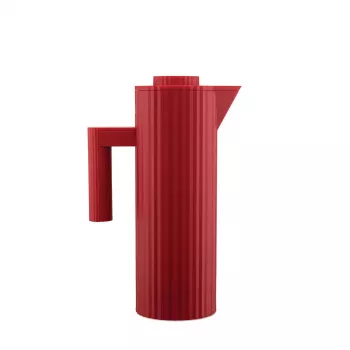 Garrafa térmica Alessi Plisse 1 L, vermelho