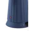 Chaleira elétrica Alessi Plissé 1,0 L 2200 W azul, resina termoplástica, base oculta, desligamento automático