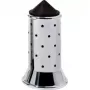 Polvilhador de especiarias Alessi MGSAL B preto aço inoxidável 113 mm