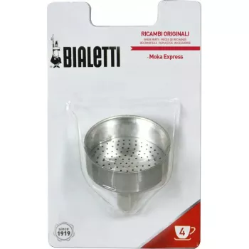 Funil de substituição para cafeteira moka de alumínio 4 chávenas BIALETTI