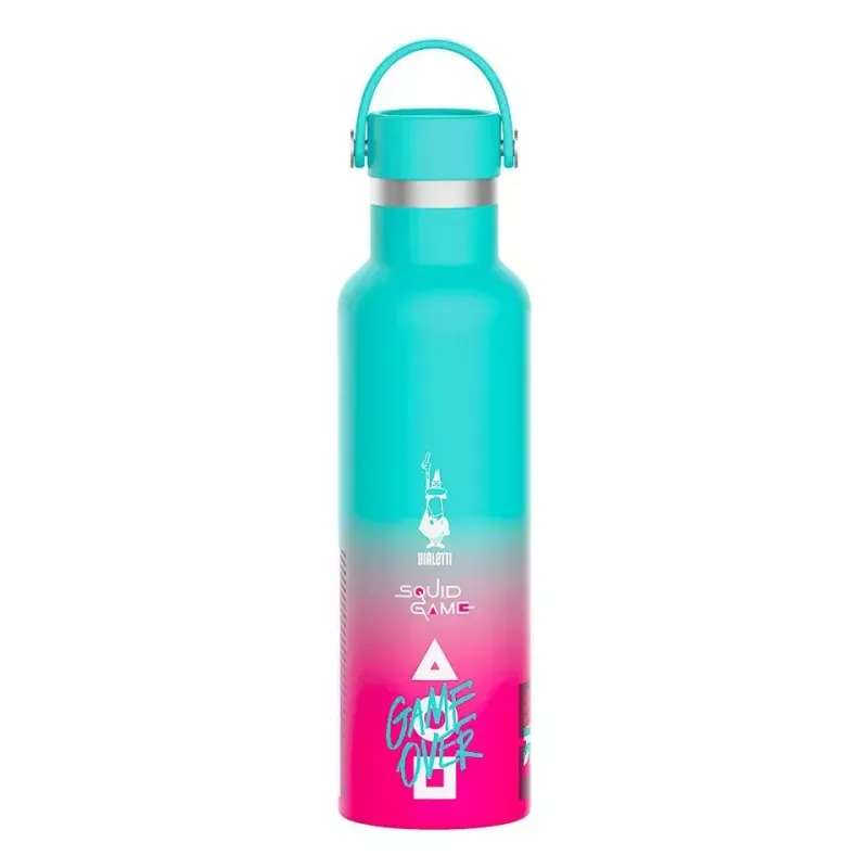 Garrafa de água Bialetti SQUID004 600 ml aço inoxidável multicolor