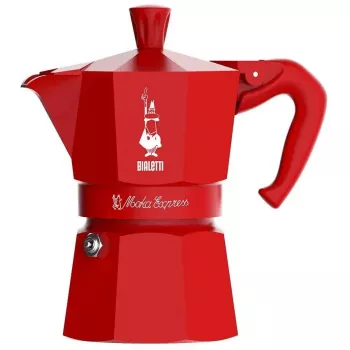 Cafeteira de fogão BIALETTI Moka Express 1TZ 1 chávena vermelho