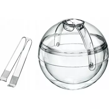 Balde de gelo Guzzini HAPPY HOUR STELLA em plástico transparente, modelo 9870000