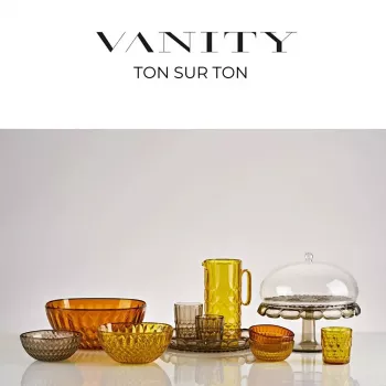 Taça Vanity Guzzini 30 cm, caramelo (129730TE57)