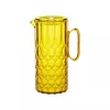 Jarra Guzzini VANITY com tampa, amarelo açafrão