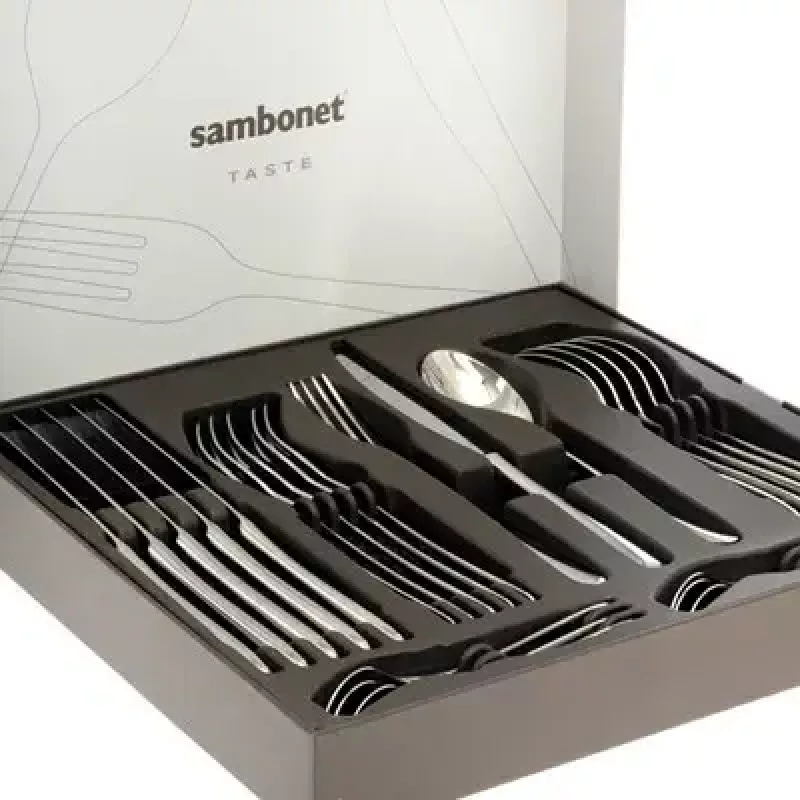 Conjunto de talheres Sambonet Taste 52553-81 24 peças cromado