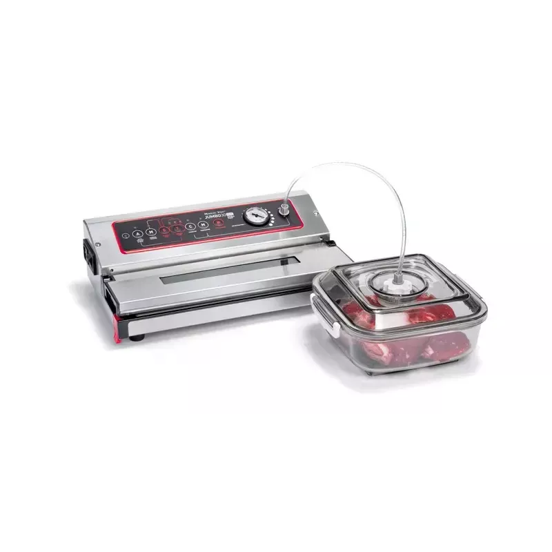 Máquina de vácuo Magic Vac Jumbo 30evo 800 mbar aço inoxidável