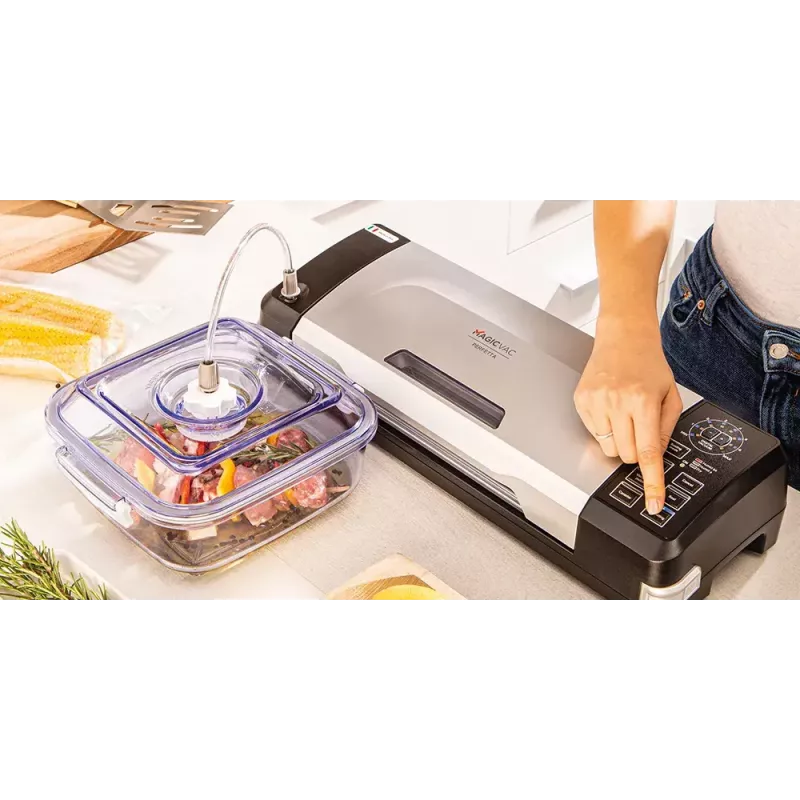 Máquina de vácuo Magic Vac Perfetta preto cinzento 130W ABS