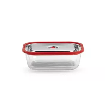 Recipiente de armazenamento Magic Vac ACO1138, retangular, 1,9 L, transparente, 235×184×83 mm