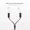 Cabo de áudio estéreo SBS áudio 3,5 mm jack com splitter