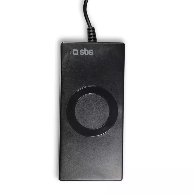 Fonte de alimentação SBS portátil 90 W para portáteis interior preto 2,2 m