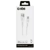 Cabo Lightning SBS TECABLEUSBIP5389W 3 m branco USB A