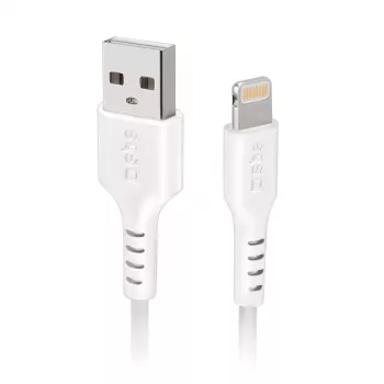 Cabo Lightning SBS TECABLEUSBIP5389W 3 m branco USB A
