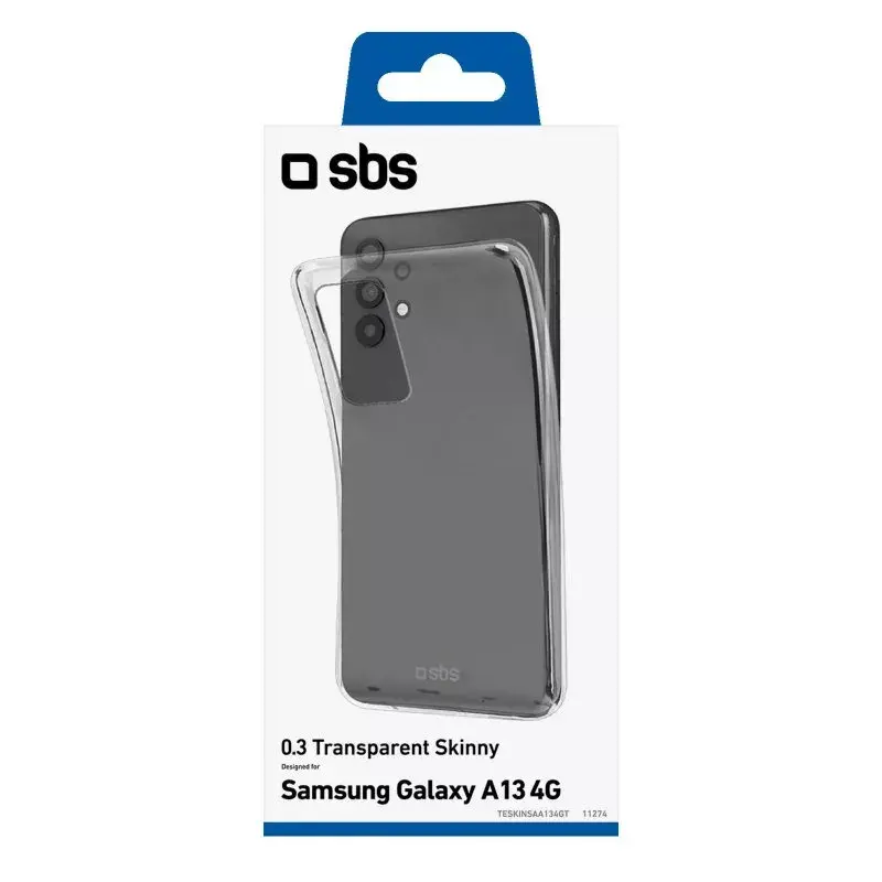 SBS Skinny Cover para Samsung Galaxy A13 4G, transparente