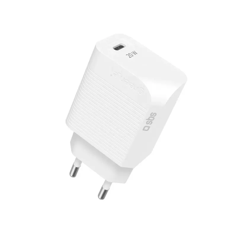 Carregador para dispositivos móveis SBS GRETR1CPD20W universal branco AC carregamento rápido