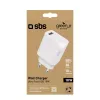 Carregador para dispositivos móveis SBS GRETR1USB18W universal branco AC carregamento rápido