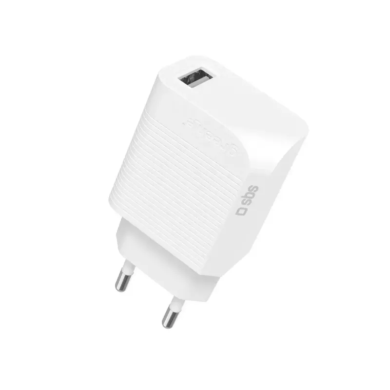 Carregador para dispositivos móveis SBS GRETR1USB18W universal branco AC carregamento rápido