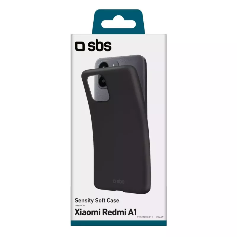 Capa SBS Sensity Xiaomi Redmi A1 16,6 cm preta