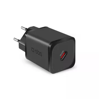 Carregador para dispositivos móveis SBS TETRGAN1C45W carregamento rápido interior preto