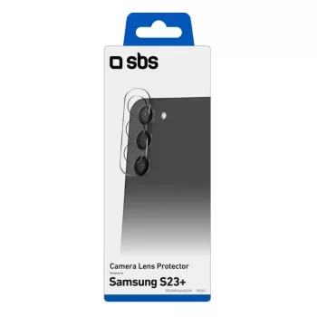 Proteção de objetiva SBS TECAMGLSAS23P transparente silicone vidro temperado
