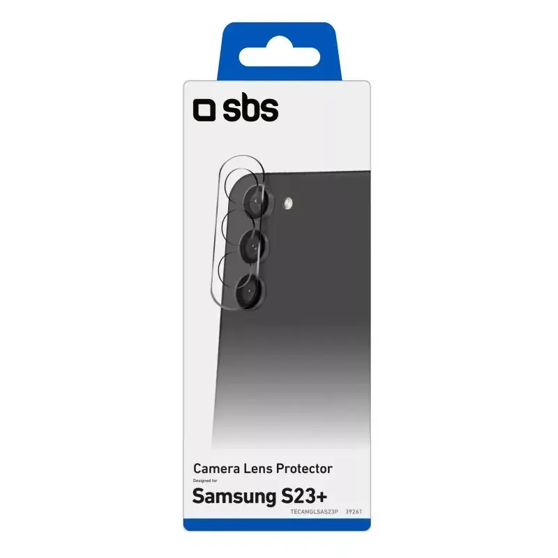 Proteção de objetiva SBS TECAMGLSAS23P transparente silicone vidro temperado