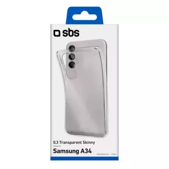 Capa SBS Galaxy A34 16,8 cm transparente monocromática