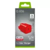 Carregador SBS Mobile TETRGAN1C20R — 20W USB‑C carregador de interior para smartphone, tablet, smartwatch, auscultadores (vermelho)