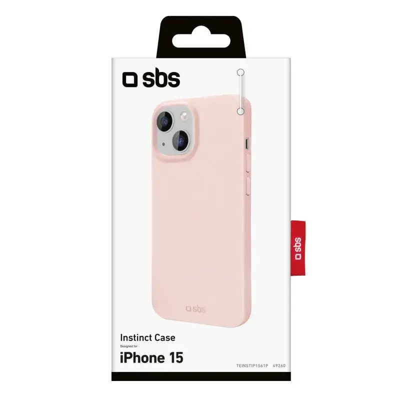 Capa SBS TEINSTIP1561P rosa para iPhone 15 15,5 cm (6,1 polegadas)