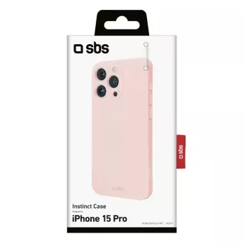 Capa SBS TEINSTIP1561PP para iPhone 15 Pro 15,5 cm rosa