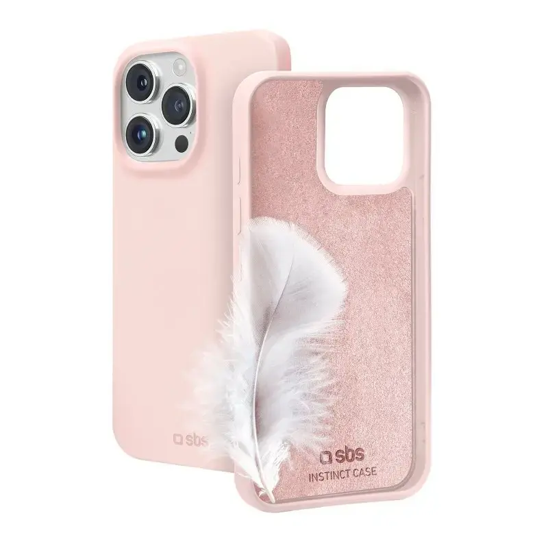 Capa SBS TEINSTIP1561PP para iPhone 15 Pro 15,5 cm rosa