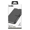 Carteira com capa SBS TEBKWALIP1561PK para iPhone 15 Pro 6,1 polegadas preta