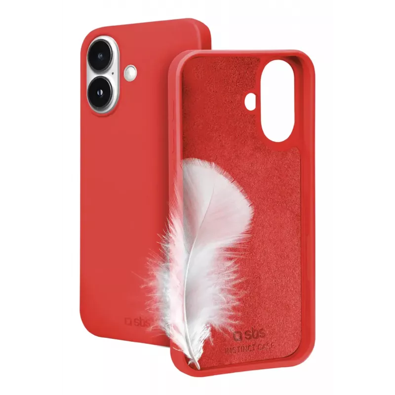 Capa SBS TEINSTIP1661R capa para telemóvel vermelha 15,5 cm (6,1 polegadas)