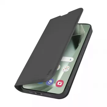 Capa tipo carteira Samsung Galaxy S24 FE 17 cm preta SBS TEWALSAS24FEK