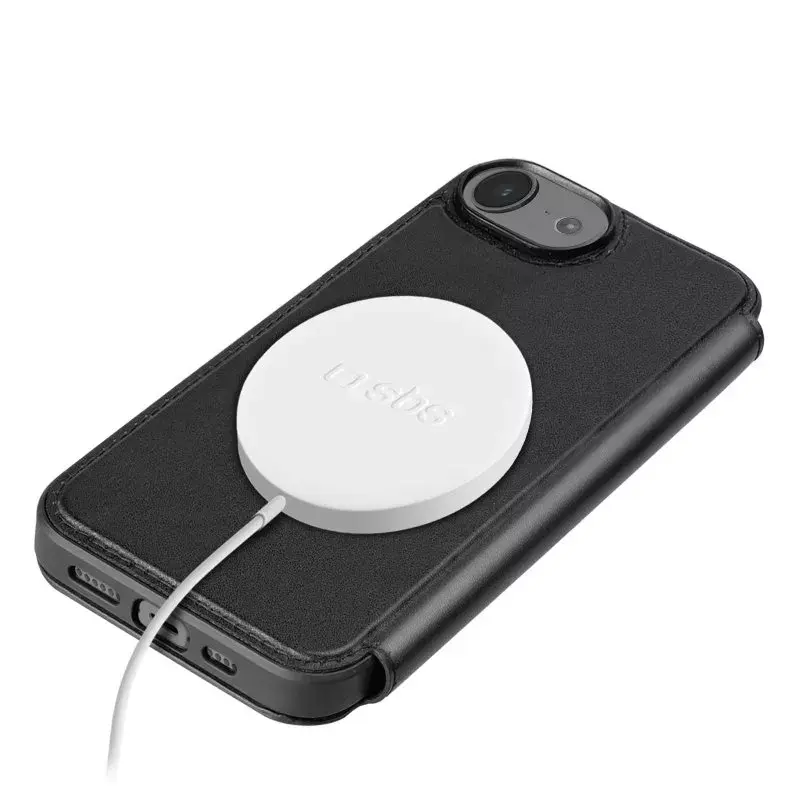 Capa tipo carteira SBS TEWALMAGIPSE25K para iPhone SE 2025 15,5 cm preta