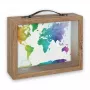 Mealheiro ZEP RM4545 castanho vidro metal madeira 210x65x170 mm