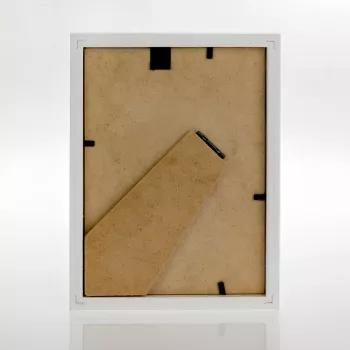 Moldura individual ZEP Vivan 3 V33573 madeira branca 13x18 cm