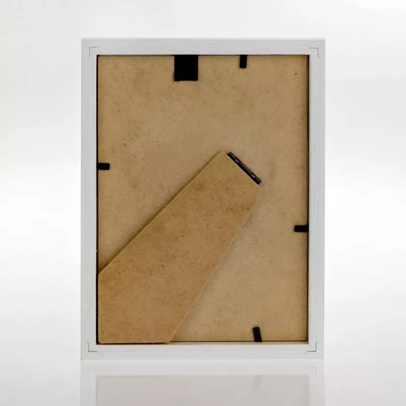 Moldura individual ZEP Vivan 3 V33573 madeira branca 13x18 cm