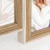 Conjunto de molduras ZEP Kriss 4Q madeira castanho branco 310x340 mm