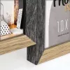 Conjunto de molduras ZEP Vercelli preto castanho MDF 535x320 mm