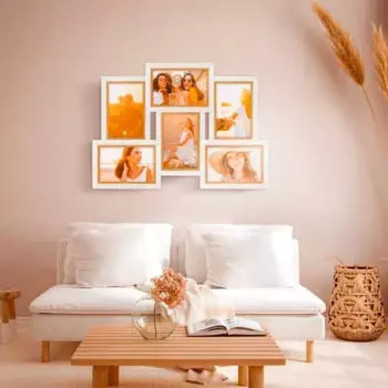 Conjunto de molduras ZEP Ayas 6Q branco MDF 1 unid.