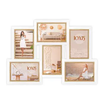 Conjunto de molduras ZEP Ayas 6Q branco MDF 1 unid.
